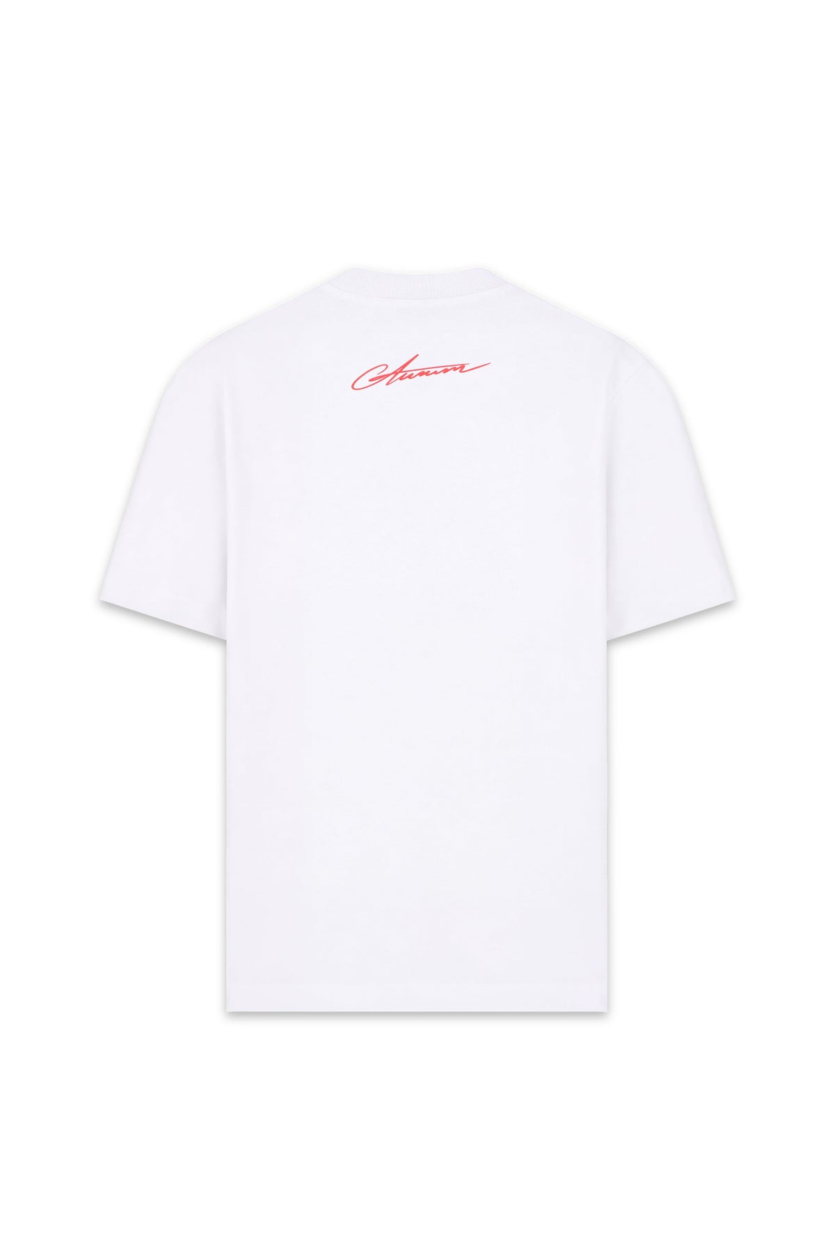 Red Line Oversized T-Shirt Marfil — AURUM 79