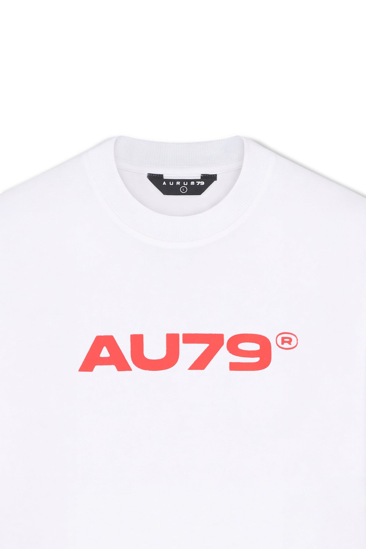 Red Line Oversized T-Shirt Marfil — AURUM 79