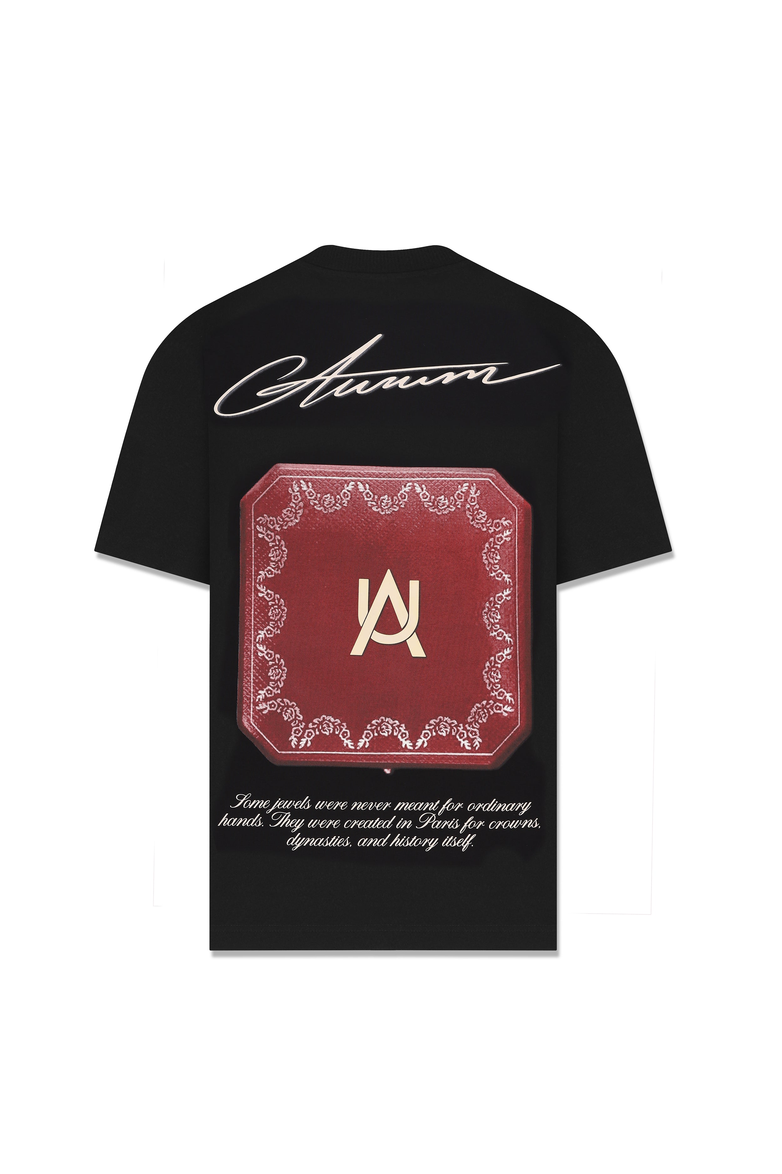 RedBox Semi Oversized T-Shirt Negro — AURUM 79