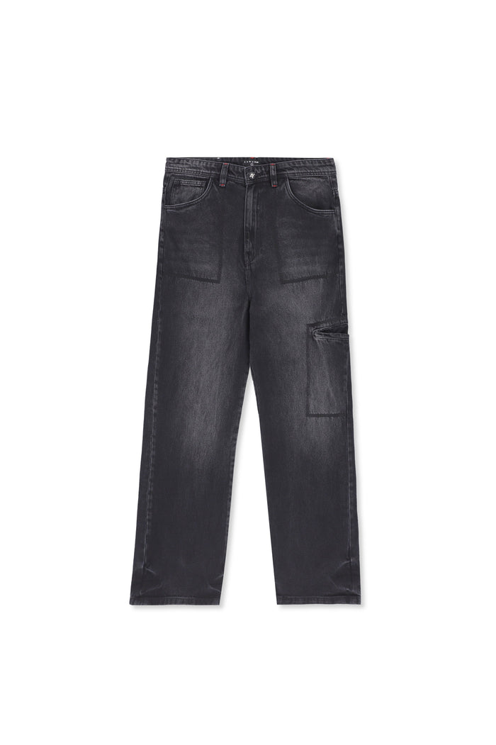 Signature Wide Jean Negro — AURUM 79