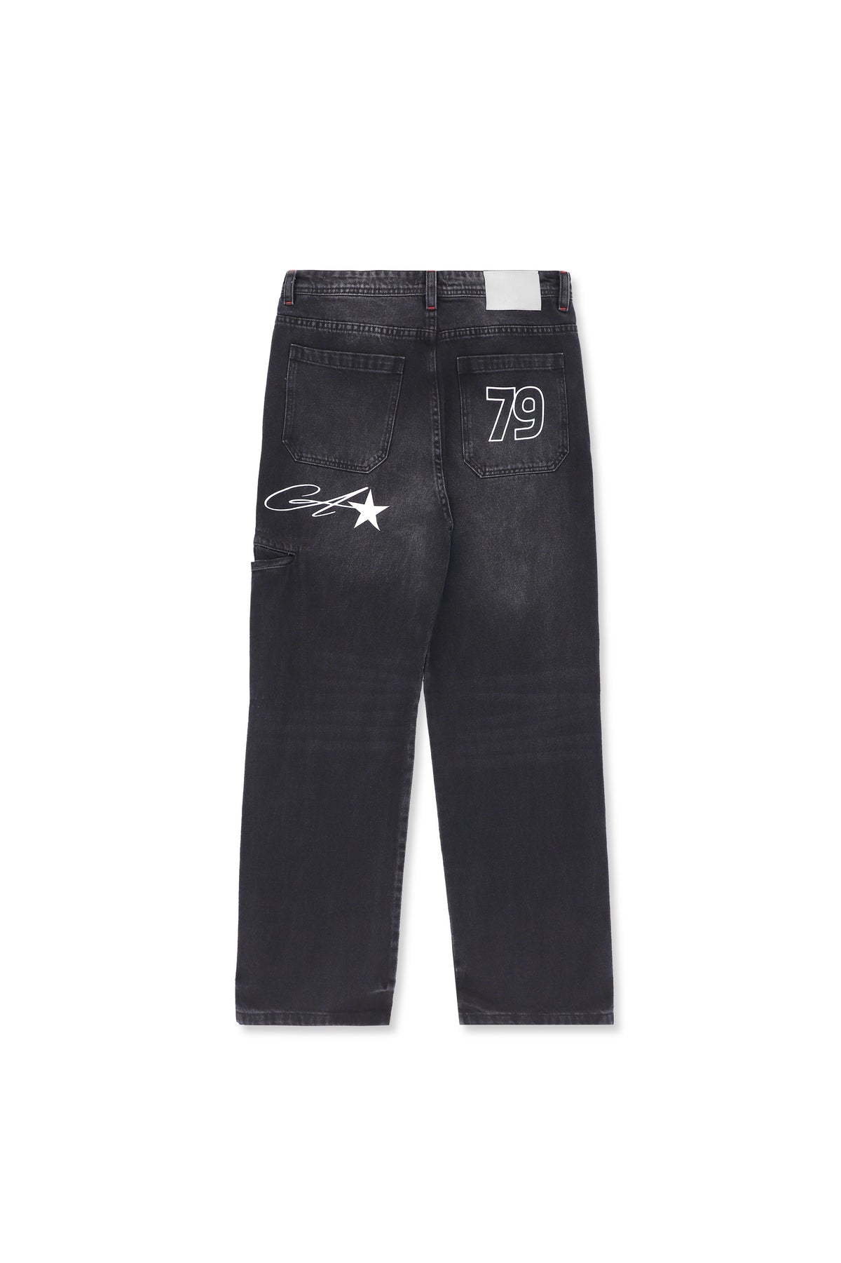 Signature Wide Jean Negro — AURUM 79