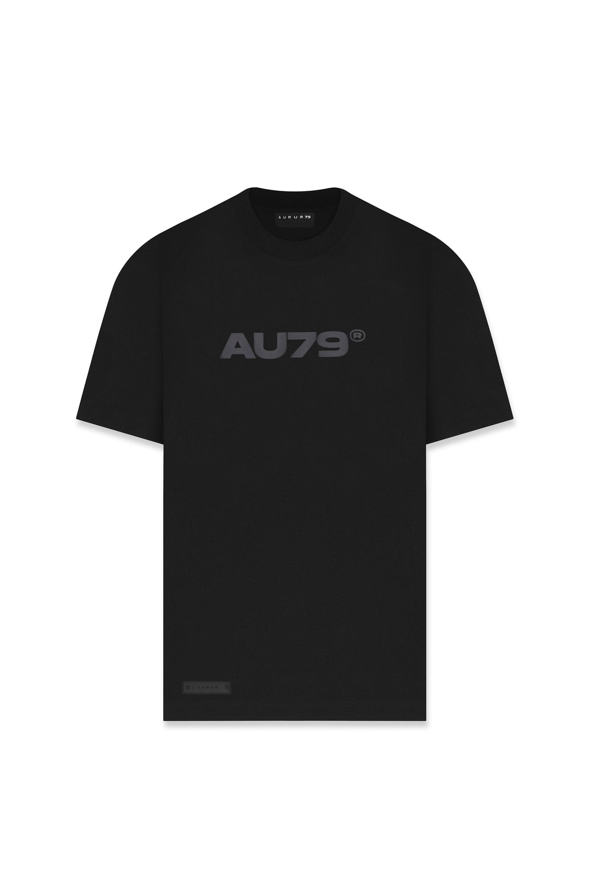 Time Shapes Semi Oversized T-Shirt Negro — AURUM 79