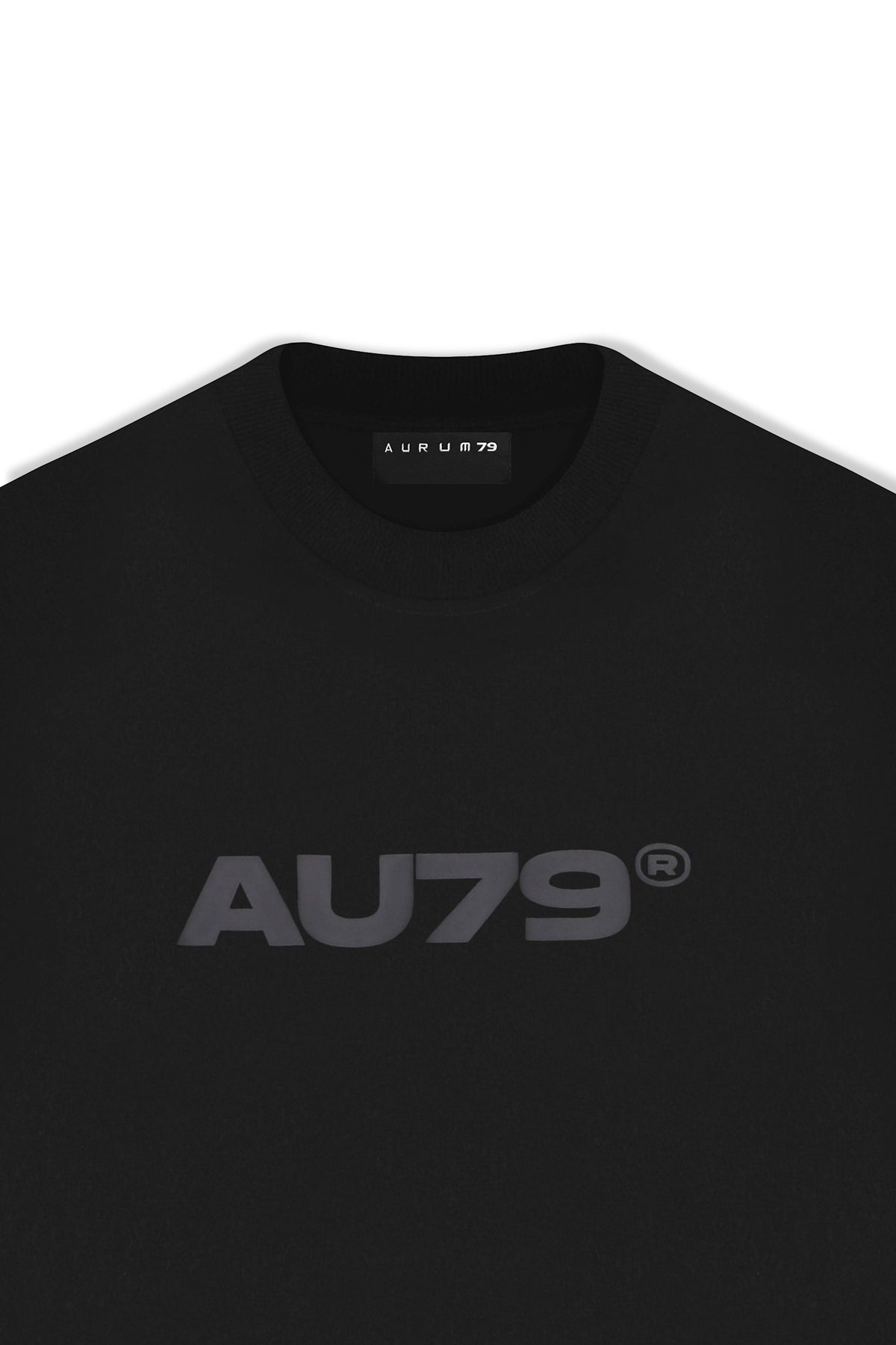 Time Shapes Semi Oversized T-Shirt Negro — AURUM 79