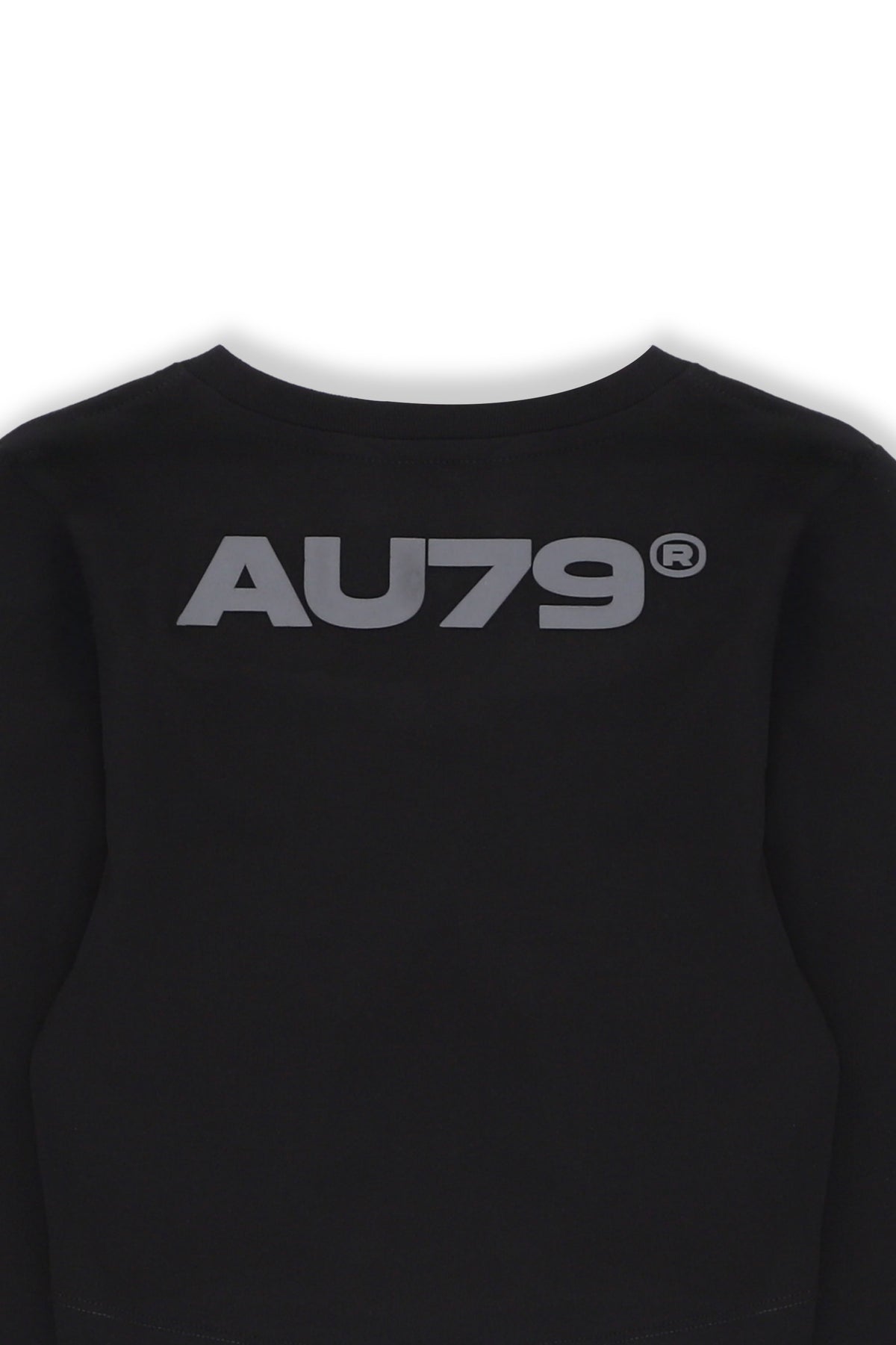 Timeless Long Sleeve Crop top Negro — AURUM 79
