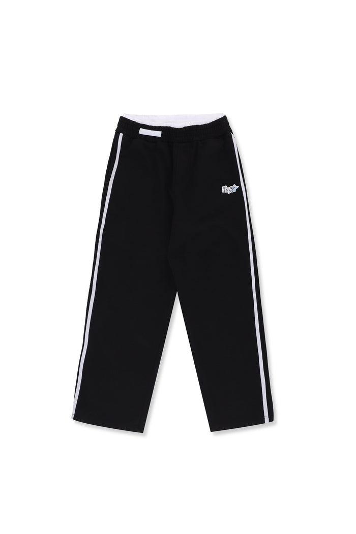 W Double Time Loose Fit Fleece Negro — AURUM 79