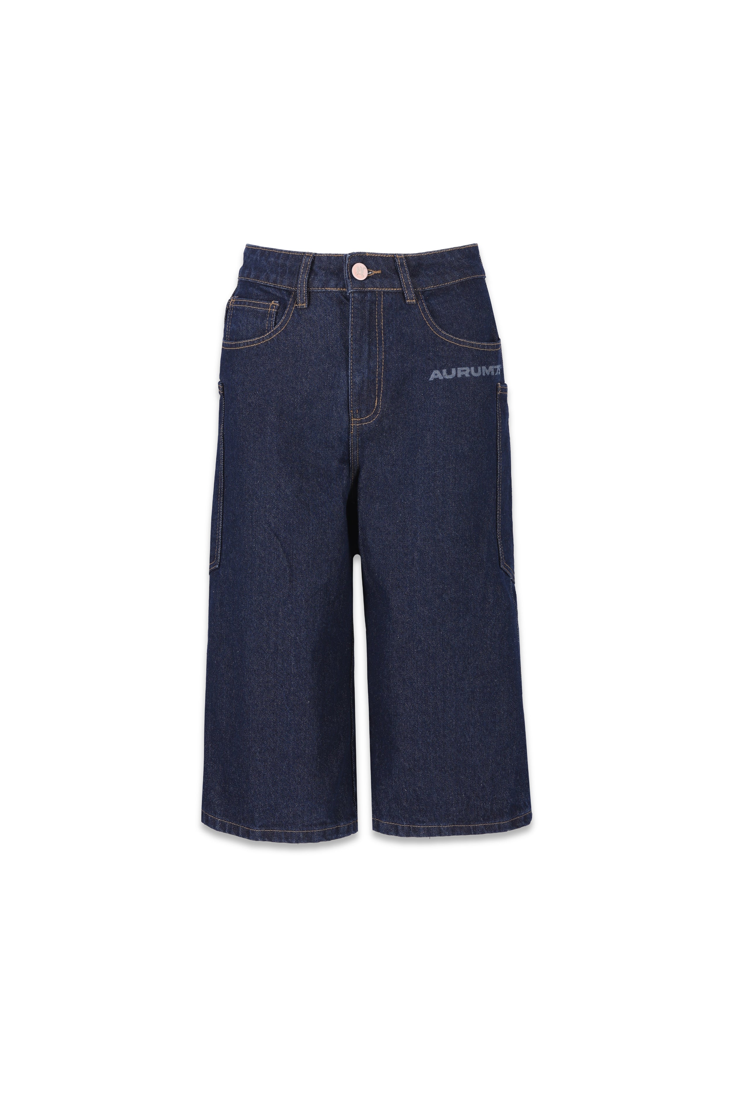 W Raw Denim Jorts Azul — AURUM 79