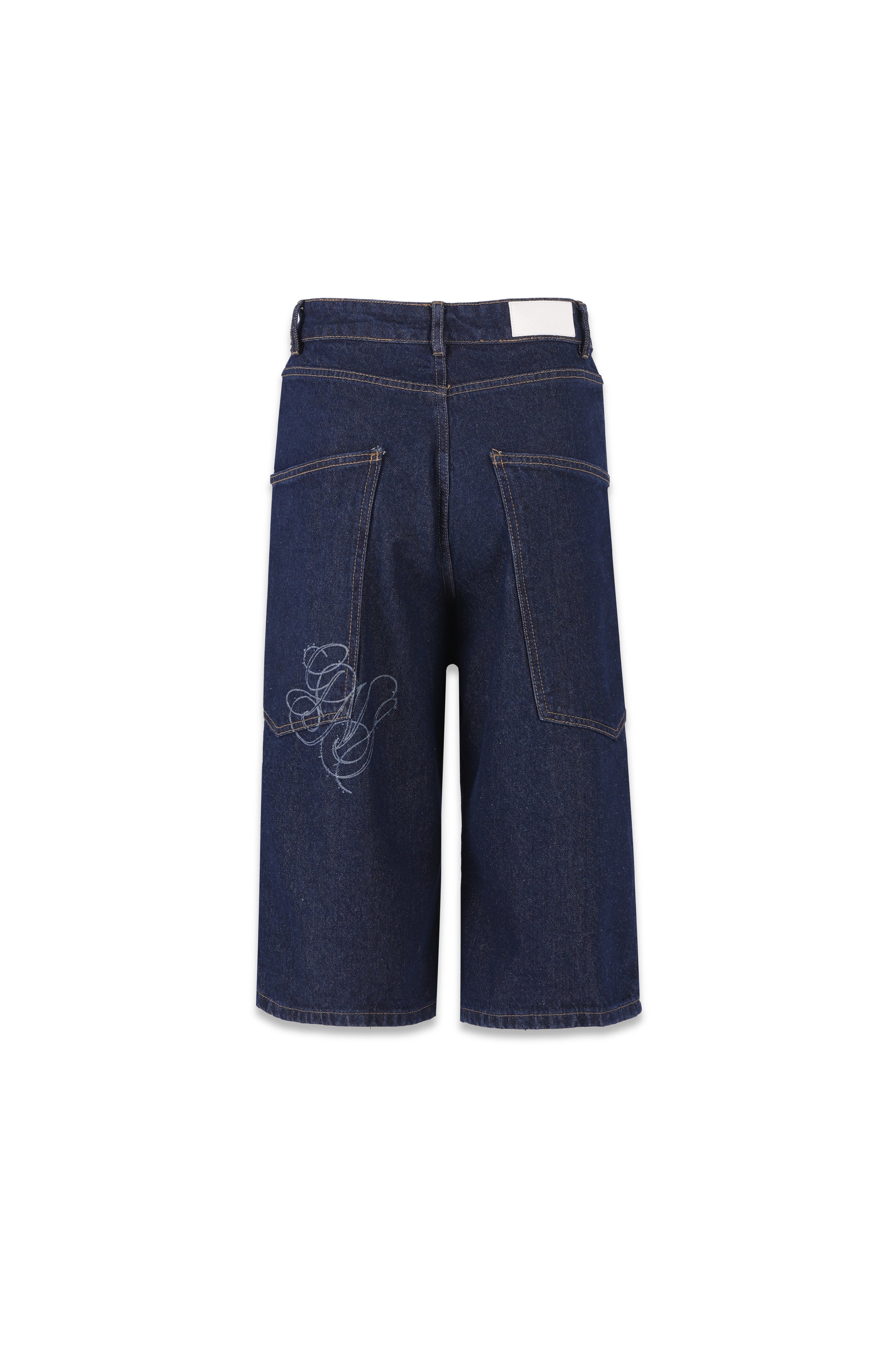 W Raw Denim Jorts Azul — AURUM 79