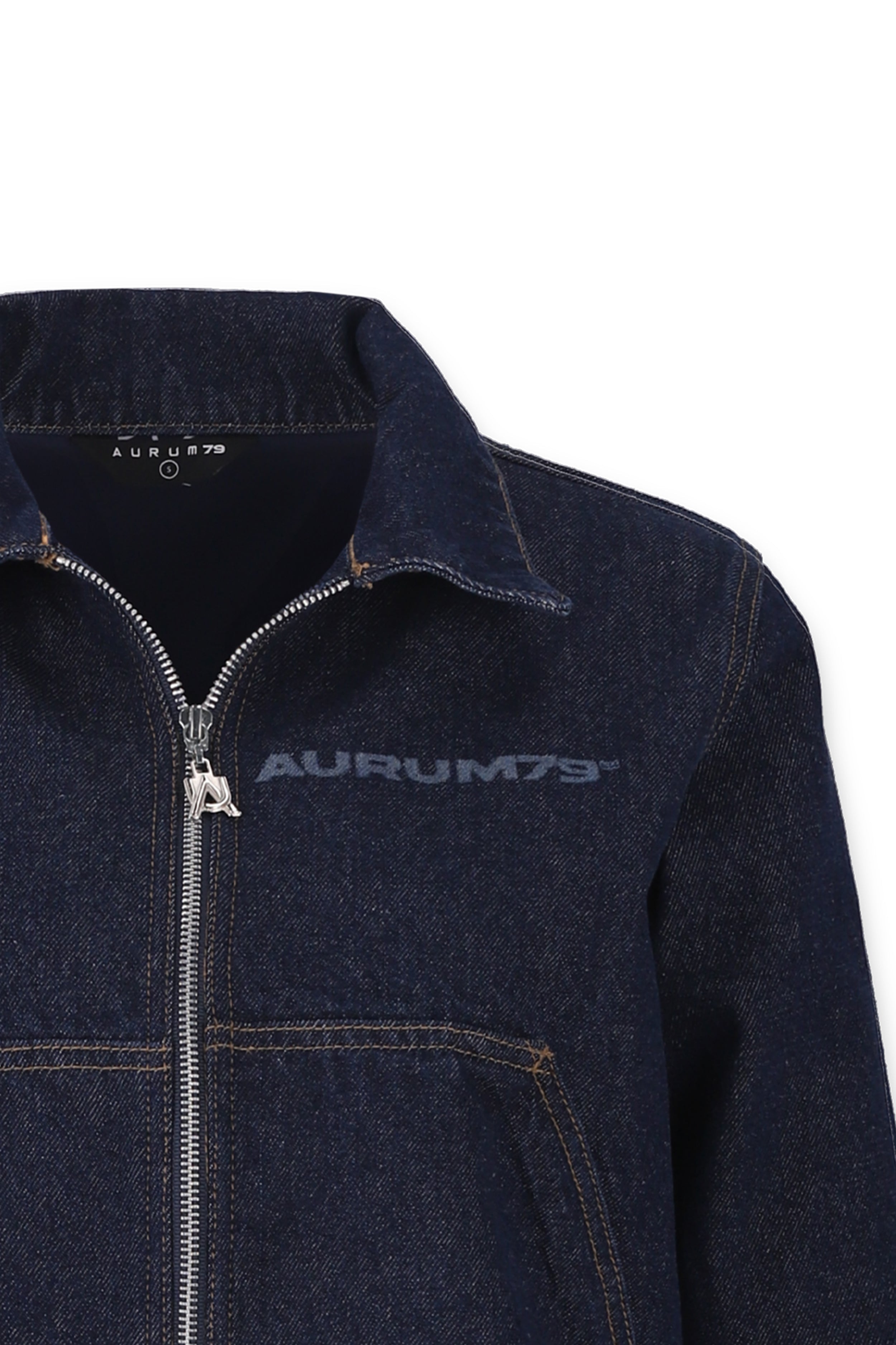 W Raw Denim Oversized Jacket Azul — AURUM 79