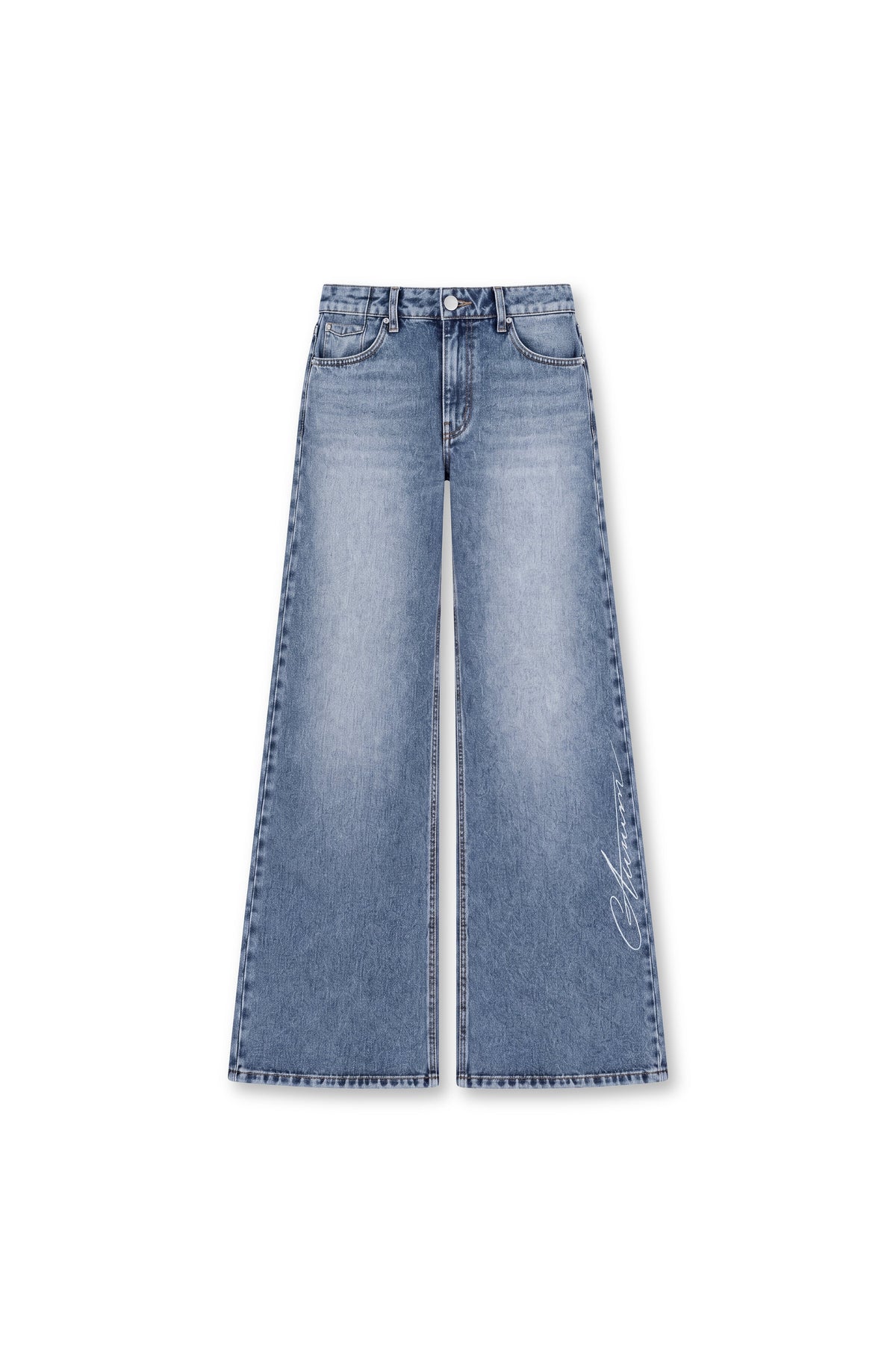 W Timeless Washed Jean Azul — AURUM 79