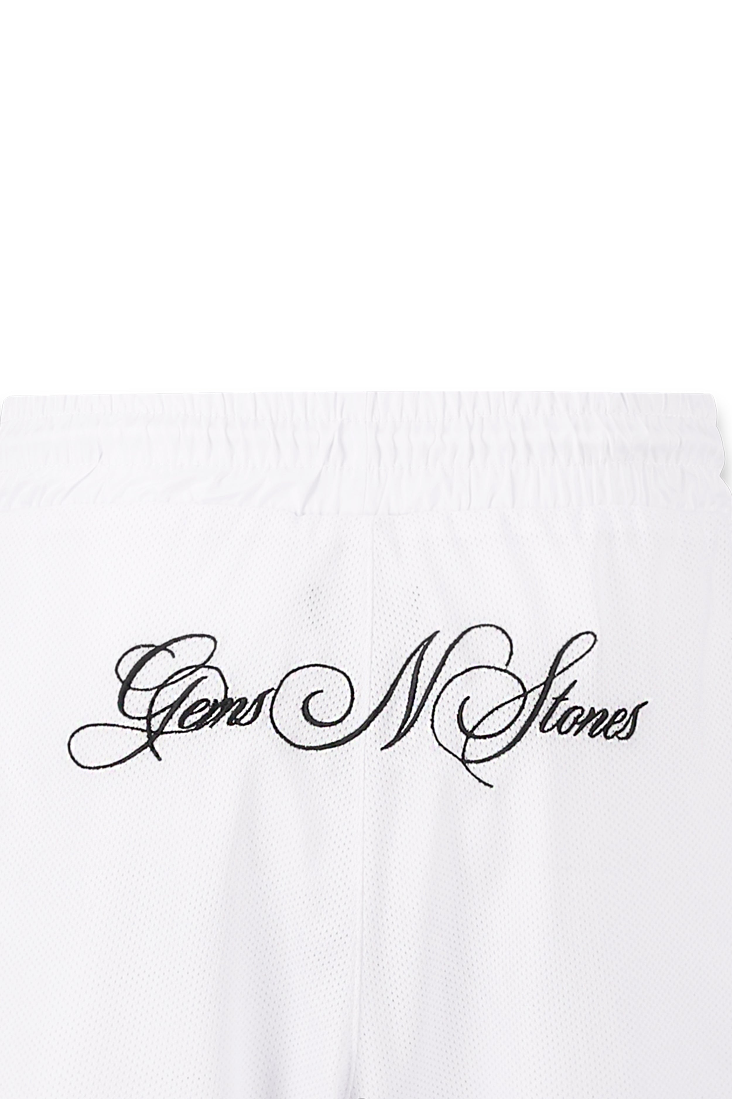 White Gems Shorts Blanco — AURUM 79